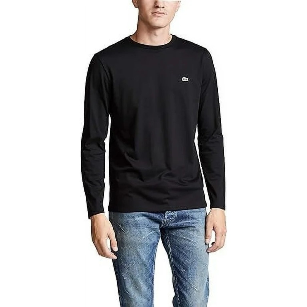 Lacoste Men's Classic Black Long Sleeve Tee